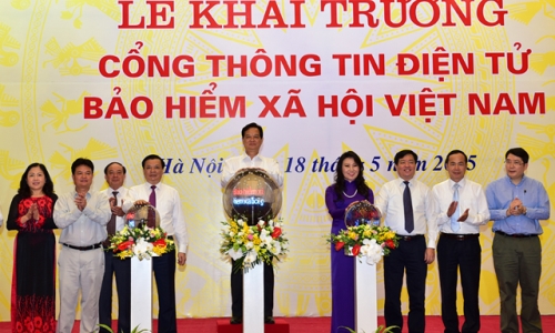 Khai trương Công thông tin điện tử BHXH Việt Nam